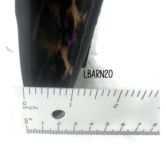 Coach Purple Leopard Ocelot Zippered Wallet - Picture 9 of 10